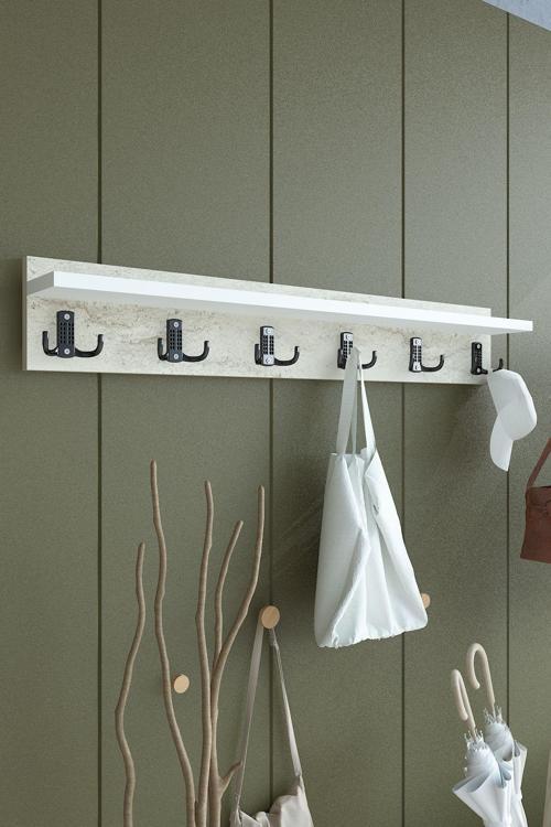 Portmanto Duvar Askılığı Elbise Askılığı ASKI-006-8-1 - 80 cm