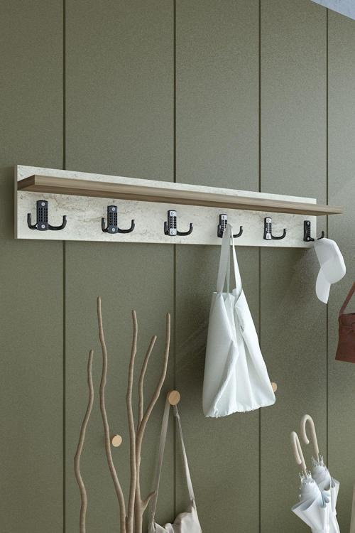 Portmanto Duvar Askılığı Elbise Askılığı ASKI-006-8-2 - 80 cm