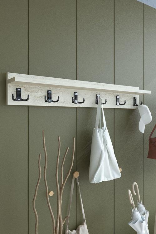 Portmanto Duvar Askılığı Elbise Askılığı ASKI-006-8-8 - 80 cm