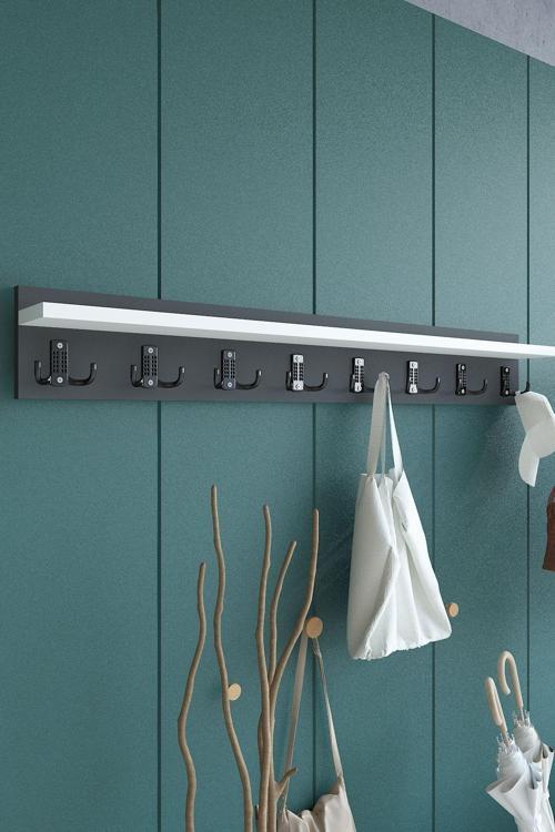 Portmanto Duvar Askılığı Elbise Askılığı ASKI-008-4-1 - 90 cm