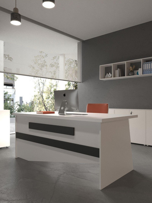 Festival Ofis Masası - OFİS-9-1-4-160X60 Beyaz - Antrasit