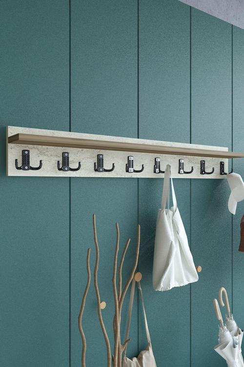 Portmanto Duvar Askılığı Elbise Askılığı ASKI-008-8-2 - 90 cm