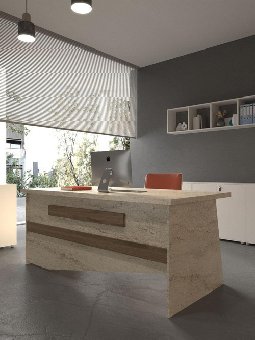 Festival Ofis Masası - OFİS-9-8-2-160X75 Beyaz - Ceviz