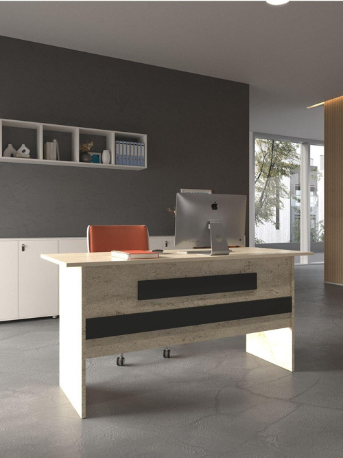 Festival Ofis Masası - OFİS-8-8-4-140X60 Beyaz - Antrasit