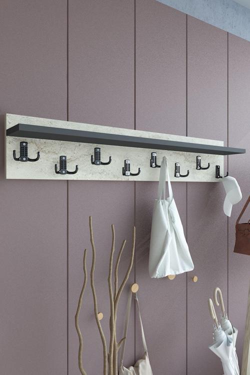 Portmanto Duvar Askılığı Elbise Askılığı ASKI-014-8-4 - 80 cm