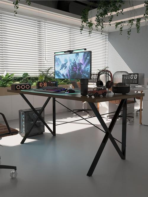 Profesyonel Ofis Masası OF75005-2-140 Ceviz 36 mm Kalınlık - 140 X 75 cm