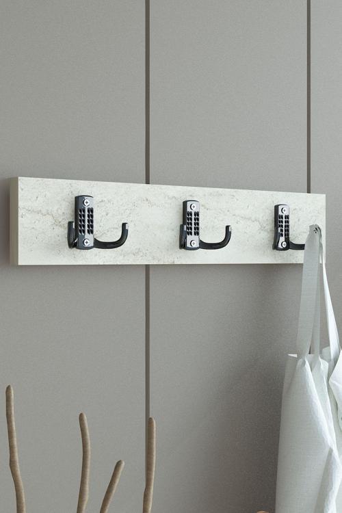 Portmanto Duvar Askılığı Elbise Askılığı Traverten ASKI-004-8 - 35 cm