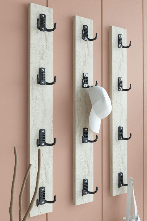 Portmanto Duvar Askılığı Elbise Askılığı Traverten ASKI-012-8 - 75 cm