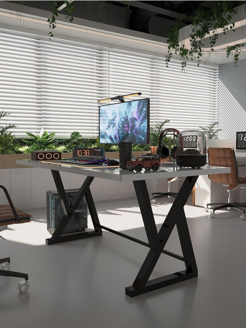Profesyonel Ofis Masası OF46001-1-160 Beyaz 36 mm Kalınlık - 160 X 90 cm