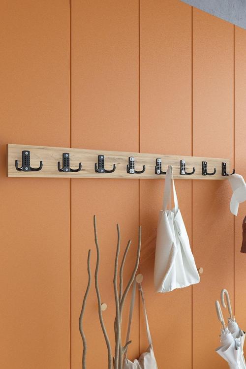 Portmanto Duvar Askılığı Elbise Askılığı A. Çam ASKI-007-6 - 90 cm