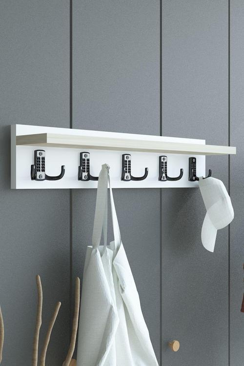 Portmanto Duvar Askılığı Elbise Askılığı ASKI-005-1-8 - 60 cm