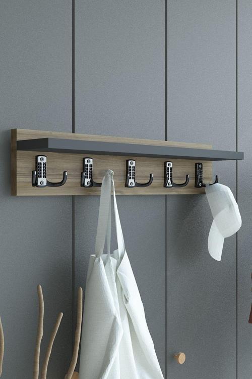 Portmanto Duvar Askılığı Elbise Askılığı ASKI-005-2-4 - 60 cm