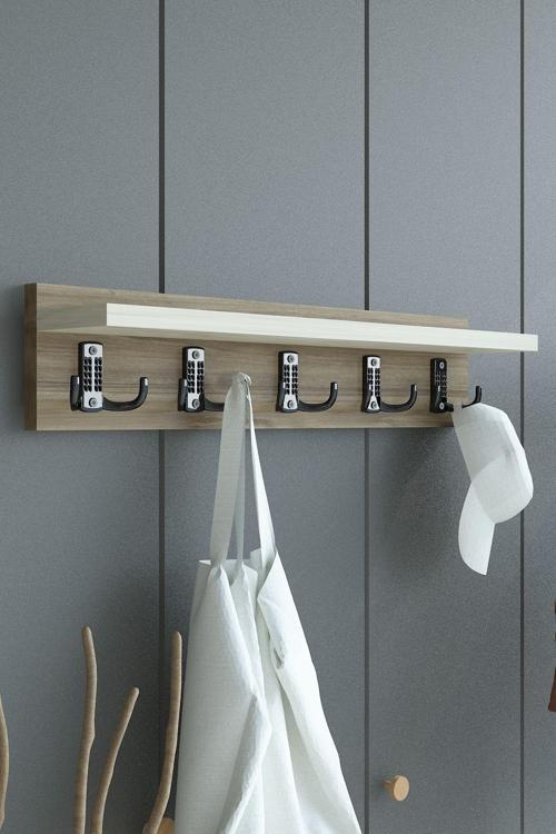 Portmanto Duvar Askılığı Elbise Askılığı ASKI-005-2-8 - 60 cm
