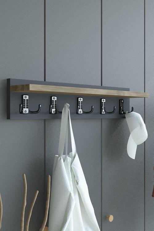 Portmanto Duvar Askılığı Elbise Askılığı ASKI-005-4-2 - 60 cm