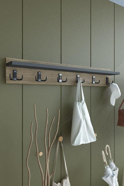Portmanto Duvar Askılığı Elbise Askılığı ASKI-006-2-4 - 80 cm