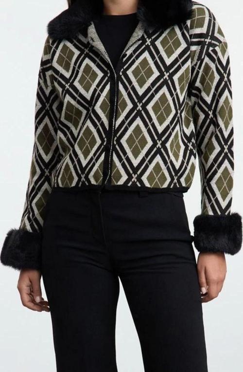 Kadın Modern Tarz Regular Polo Yaka Regular Triko Hırka