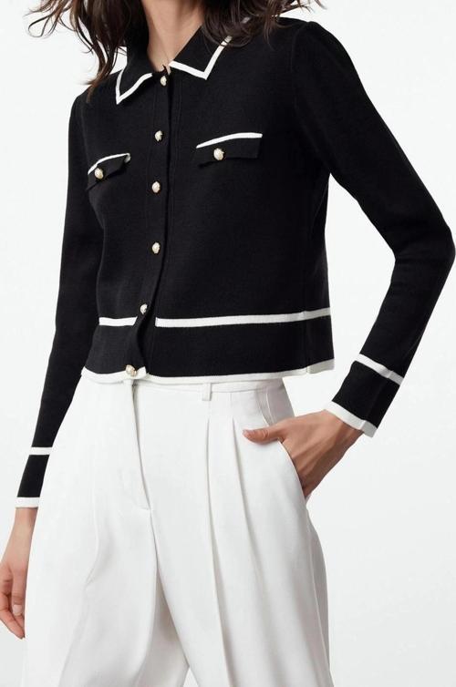 Kadın Modern Tarz Regular Polo Yaka Regular Triko Hırka