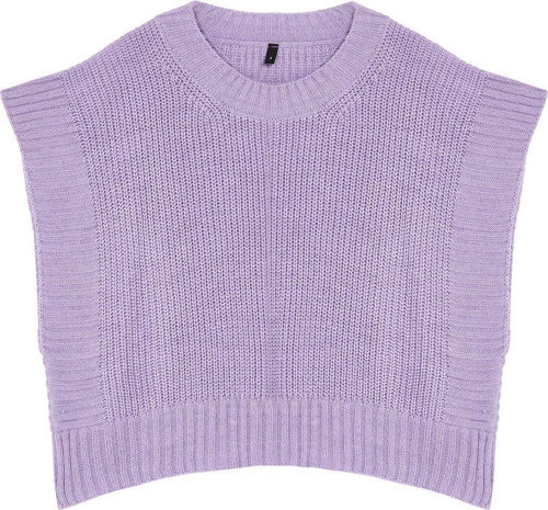 Stil Modern Kadın Crop Standart Kol Bisiklet Yaka Triko Süveter