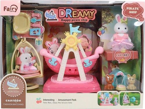 Sihirli Bir Korsan Gemisi Oyun Seti: Bay Dreamy Tavşan Ailesi