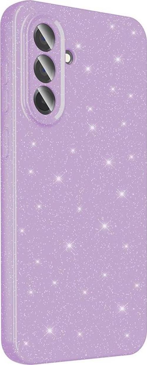 Galaxy A36 Kılıf Kamera Korumalı Simli Parıltılı Lüks Silikon