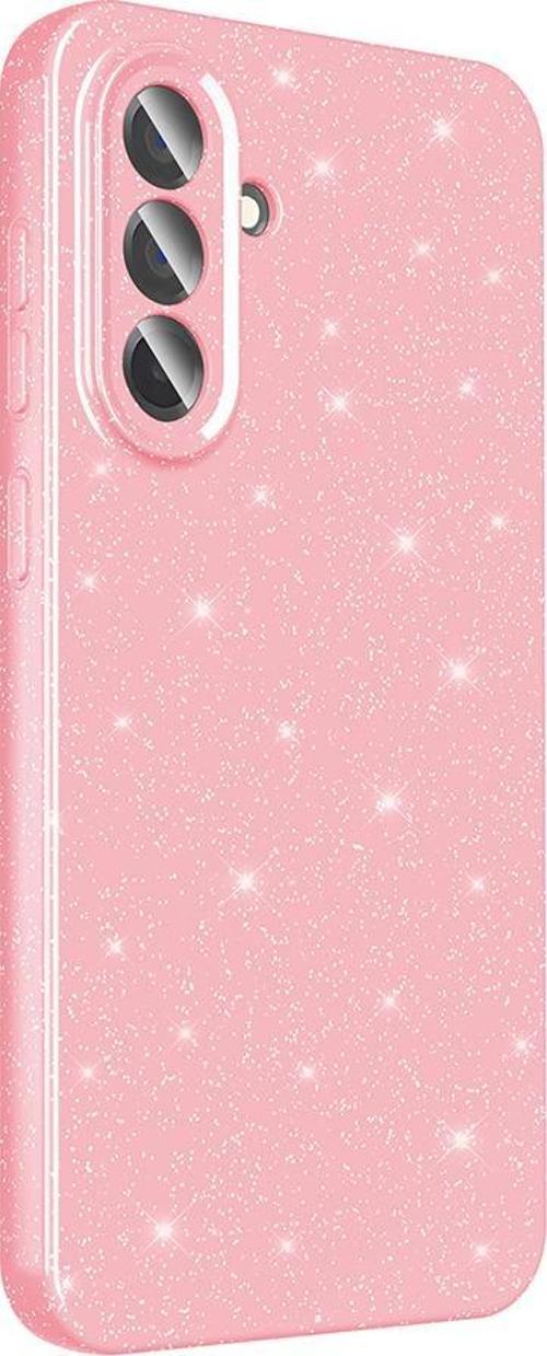Galaxy A36 Kılıf Kamera Korumalı Simli Parıltılı Lüks Silikon
