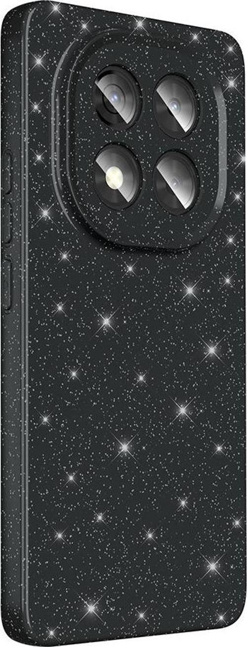 Xiaomi Redmi Note 14 Pro 5G Kılıf Kamera Korumalı Simli Parıltılı Lüks Silikon