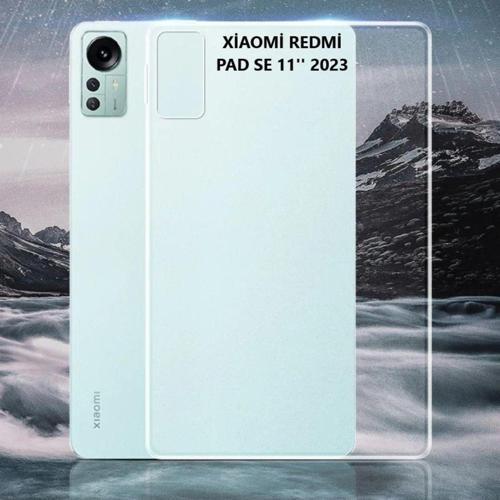 Xiaomi Redmi Pad Se 11 Inç Uyumlu Kılıf Şeffaf Silikon Süper İnce Koruyucu Tasarım Transparan