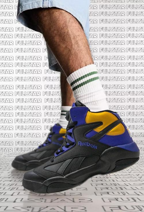 Shaq Attaq Pump Ayağı Saran Hava Panelli Hakiki Deri Sneaker Basketbol Ayakkabı