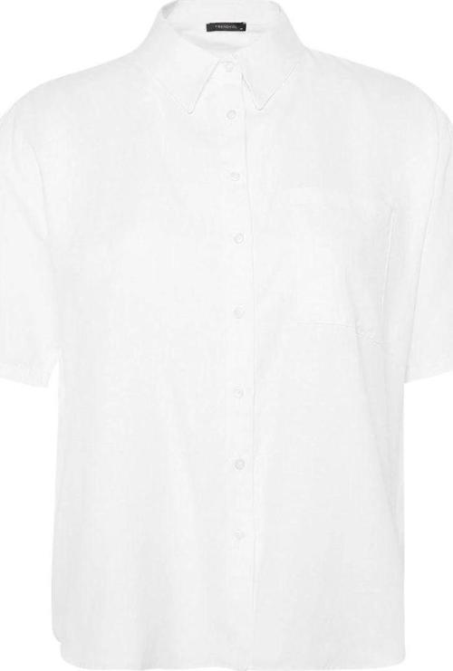 Moda Kadın Büyük Beden Gömlek Yaka Düz Desen Günlük Cep Detaylı Gömlek