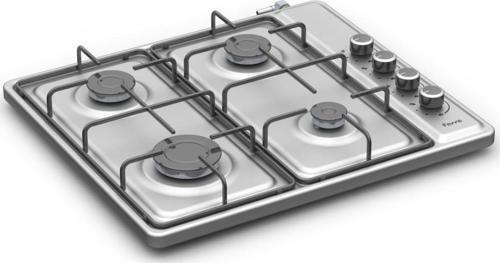 D40 I 4 Gözü Gazlı Ultra Slim Gövde Set Üstü Ocak - İnox