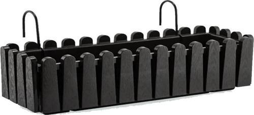 SO-İB03 Antrasit Askılı Balkon Saksı Takım 14 lt No 3