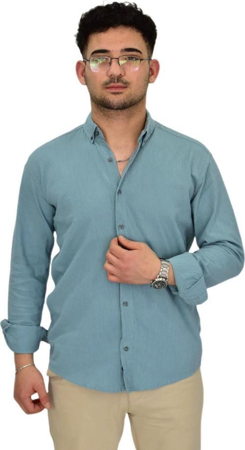 Erkek Spor Gömlek Regular Fit 9630 BGL-ST04413