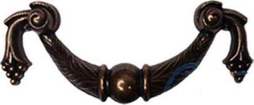 Dekoratif Zamak Üzümlü Kulp - 64mm, Eskitme, 1 Adet