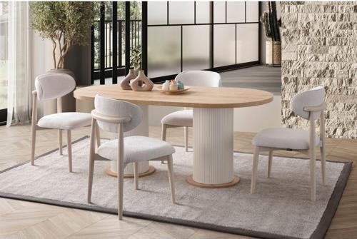 Minima Modern Yemek Masası 4 Sandalye Takım