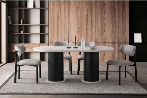 Parian Modern Yemek Masası 4 Sandalye Takım