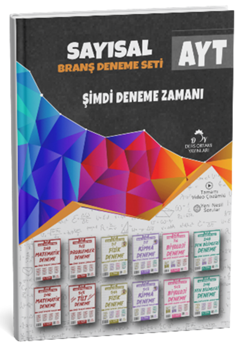 Ders Ortamı 2025 YKS AYT Sayısal Branş Deneme Seti Çözümlü Ders Ortamı Yayınları