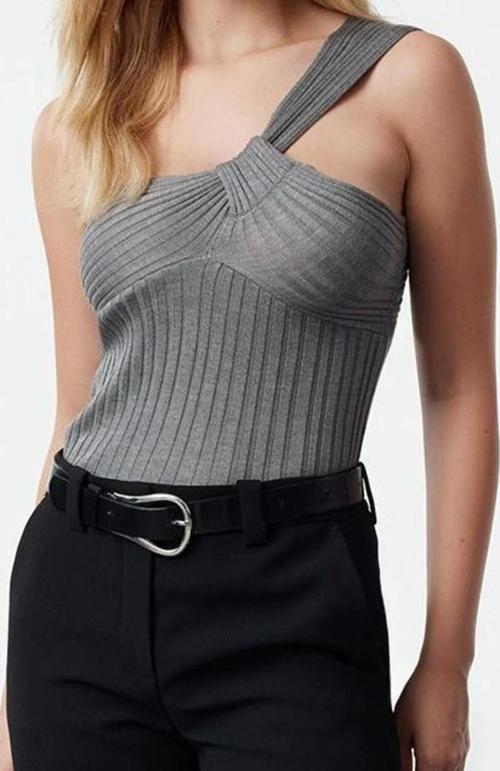 Stil Kadın Kalite Detaylı İnce Bluz Regular Triko Slim Kalıp
