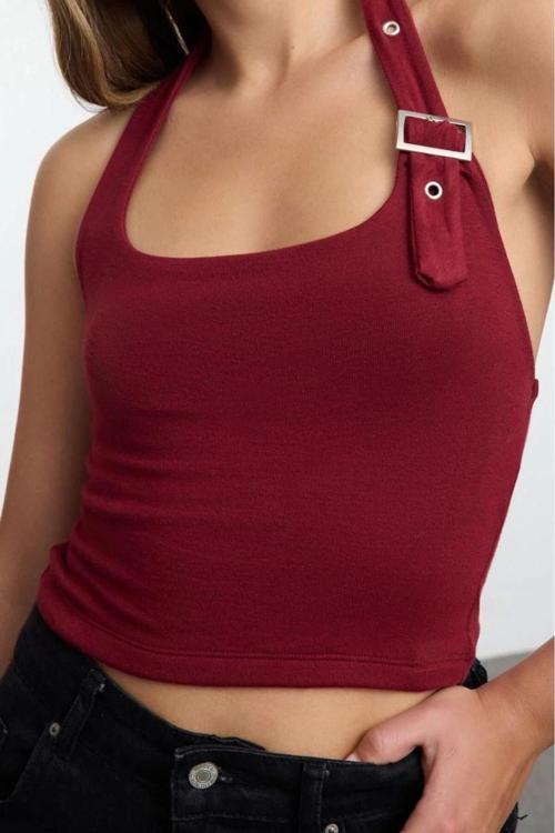 Stil Kadın Bluz Regular Örme Slim Kalıp