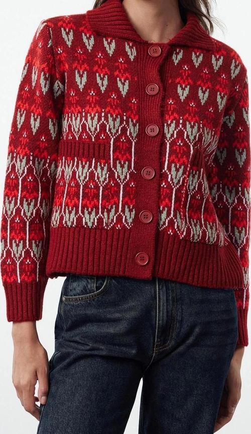 Kadın Modern Tarz Regular Polo Yaka Regular Triko Hırka