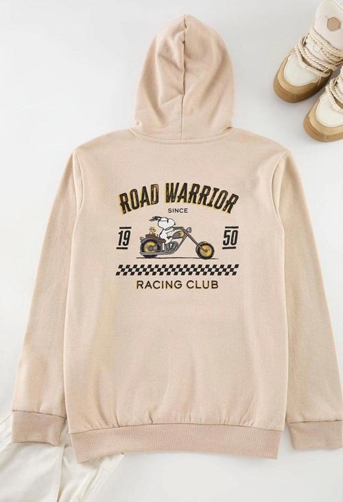 Tarz Bol Kapüşonlu Standart Kol Regular Unısex Normal Kesim Sweatshirt