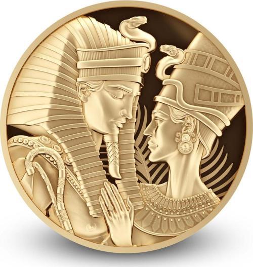 Amenhotep Nefertiti 1/10 Ons Altın Sikke Coin