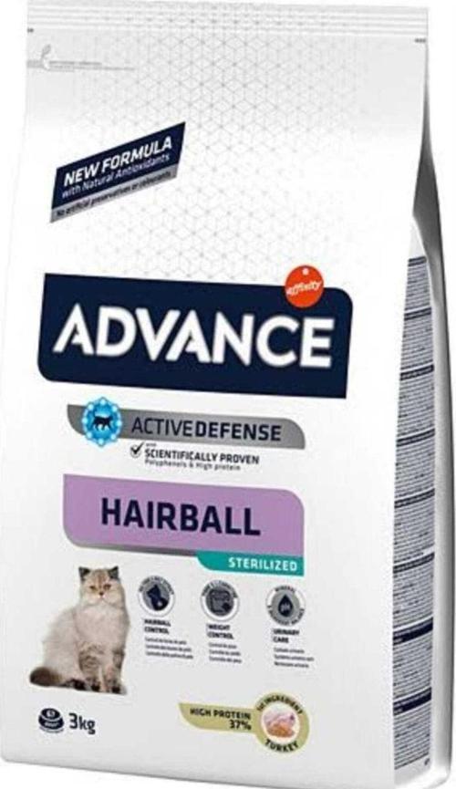 Neo Pet Market Hindili Hairball Tüy Yumağı Önleyici Kısırlaştırılmış Kedi Maması 3Kg