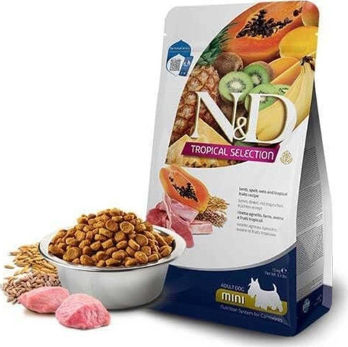 Tropical Selection Kuzu Etli Ve Tropical Meyveli Mini Irk Yetişkin Köpek Maması 5 Kg