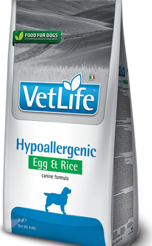 Vetlife Dog Hypoallergenic Yumurta & Pirinç Köpek Maması 2 Kg