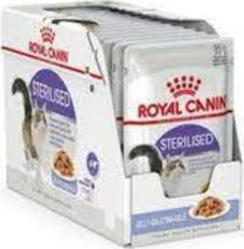 Sterilised Jelly Pouch Kısırlaştırılmış Yetişkin Kedi Yaş Maması 12X85 G