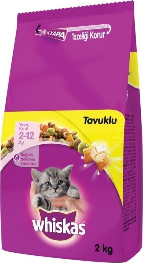 Yavru Tavuklu Kuru Kedi Maması 2 Kg 215492
