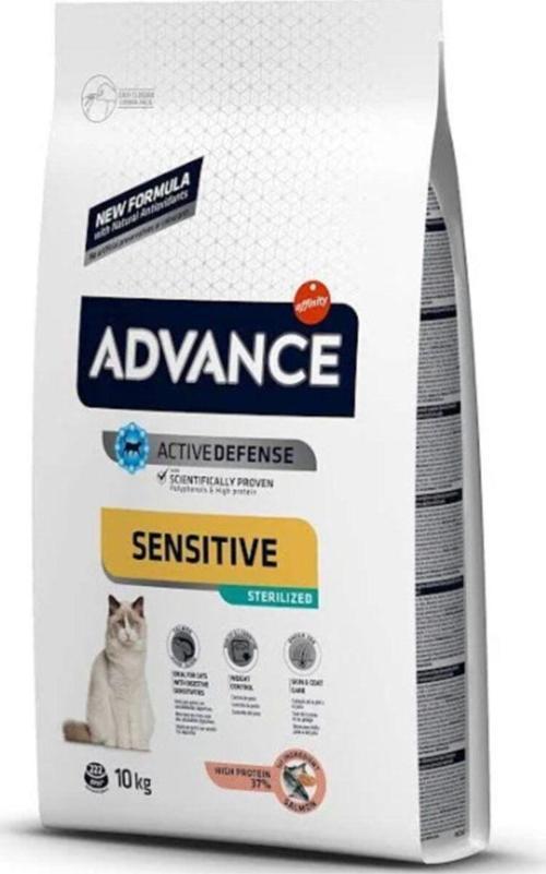 Sensitive Sterilised Somonlu Kısırlaştırılmış Yetişkin Kedi Maması 10 Kg