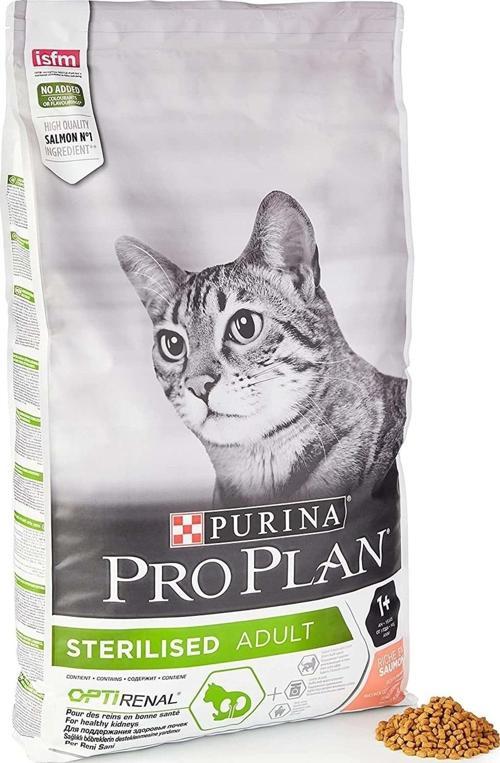 Sterilised Somonlu Kısırlaştırılmış Yetişkin Kedi Maması 10 Kg