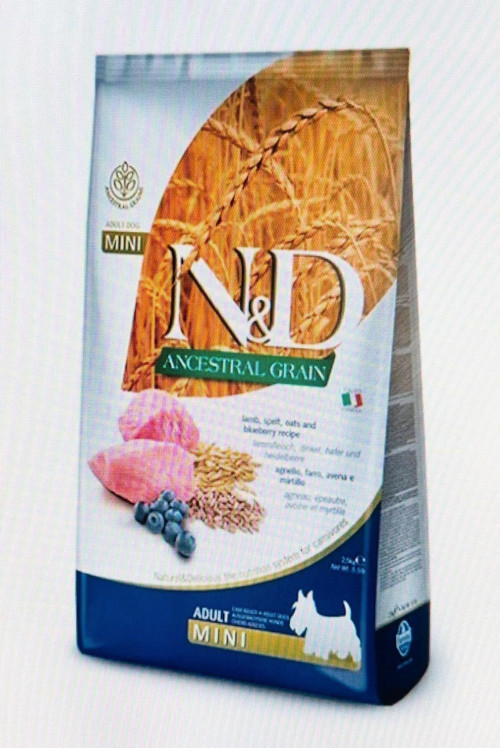 Kuzu Etli Yaban Mersini Düşük Tahıllı Yetişkin Mini Irk 2;5 Kg Köpek Maması