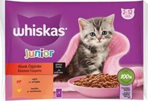 Klasik Öğünler Yavru Yaş Kedi Maması 340 G (4 X 85 Gr)